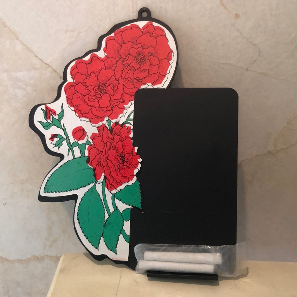 NWOT Magnetic Refrigerator and Wall Chalk  Message Board